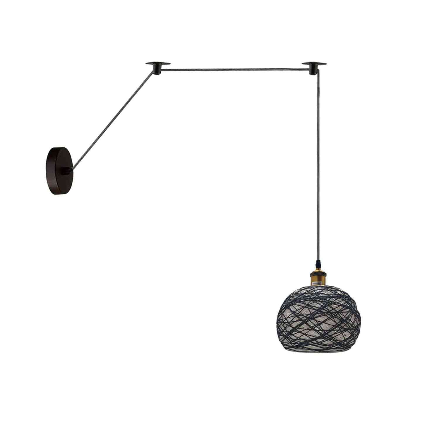 Bamboo Hemp Ceiling Pendant Light Fixture~6440