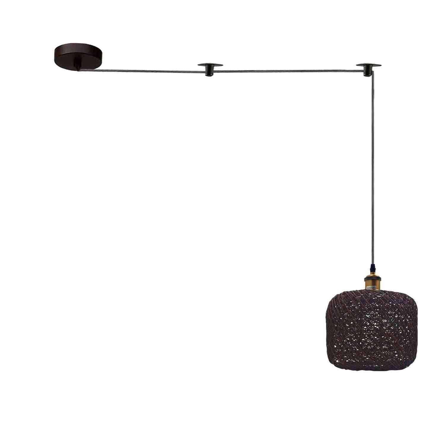 Bamboo Hemp Ceiling Pendant Light Fixture~6440