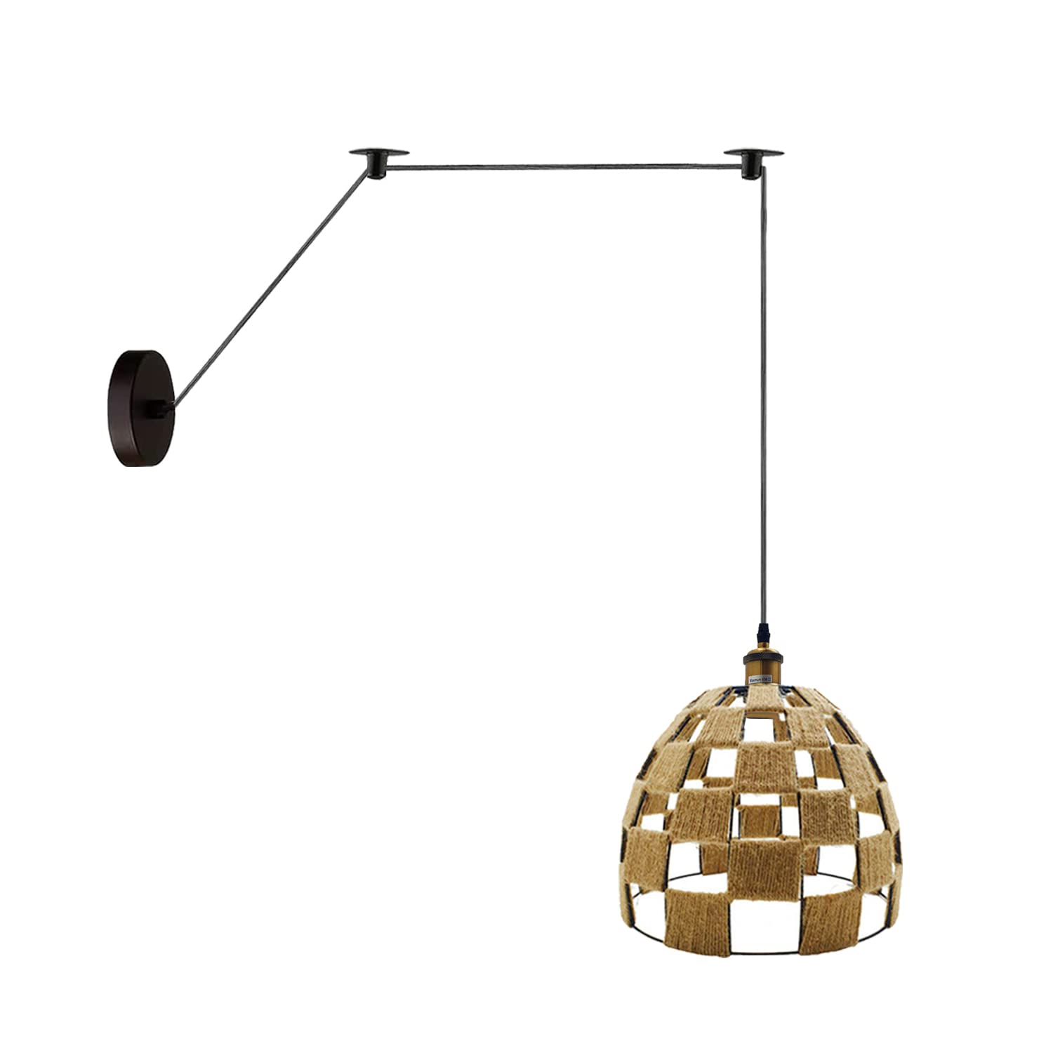 Bamboo Hemp Ceiling Pendant Light Fixture~6440