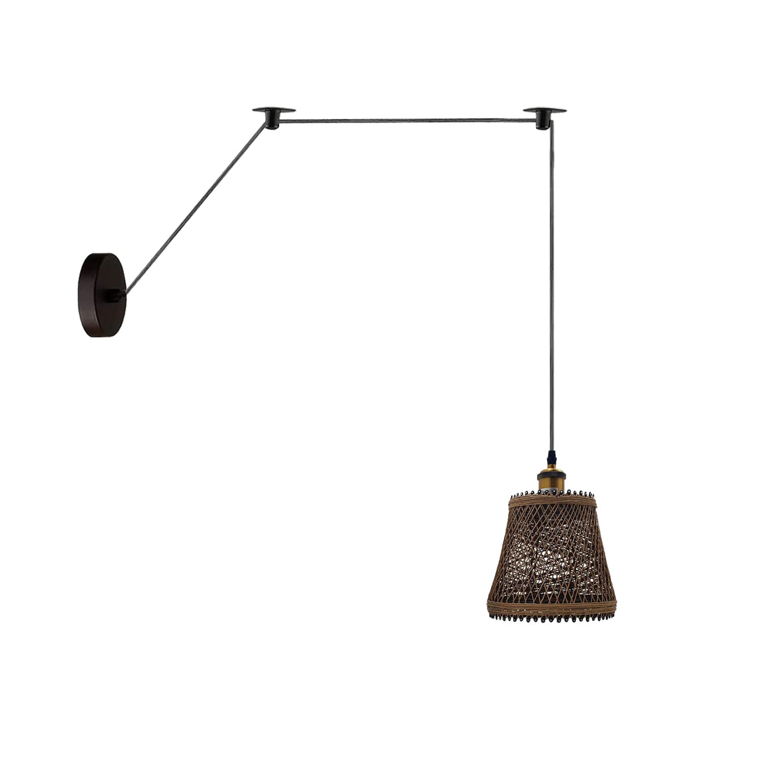 Bamboo Hemp Ceiling Pendant Light Fixture~6440