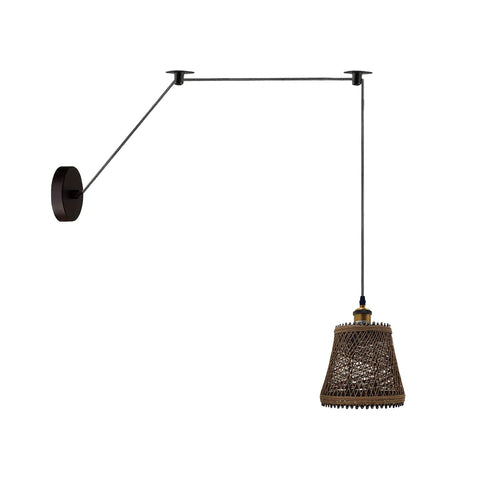Bamboo Hemp Ceiling Pendant Light Fixture~6440