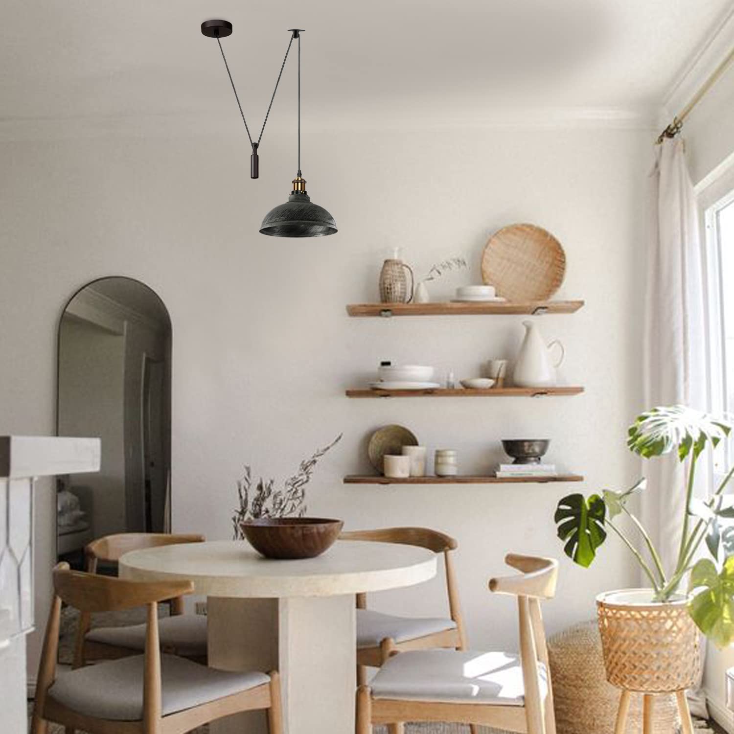 Industrial Metal Pendant Light Fixture ~6285