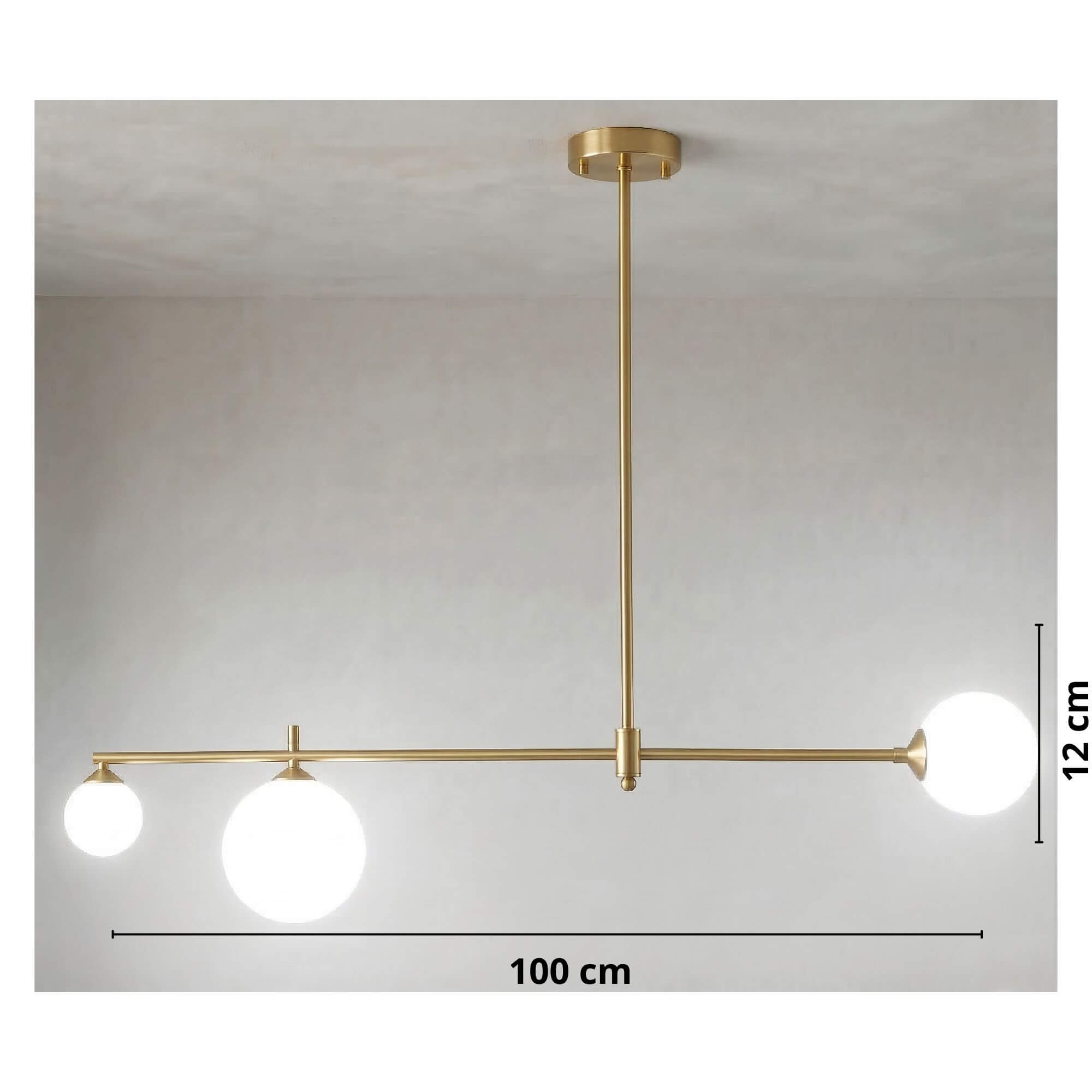 Lustre Constellation Or dimension 3 boules