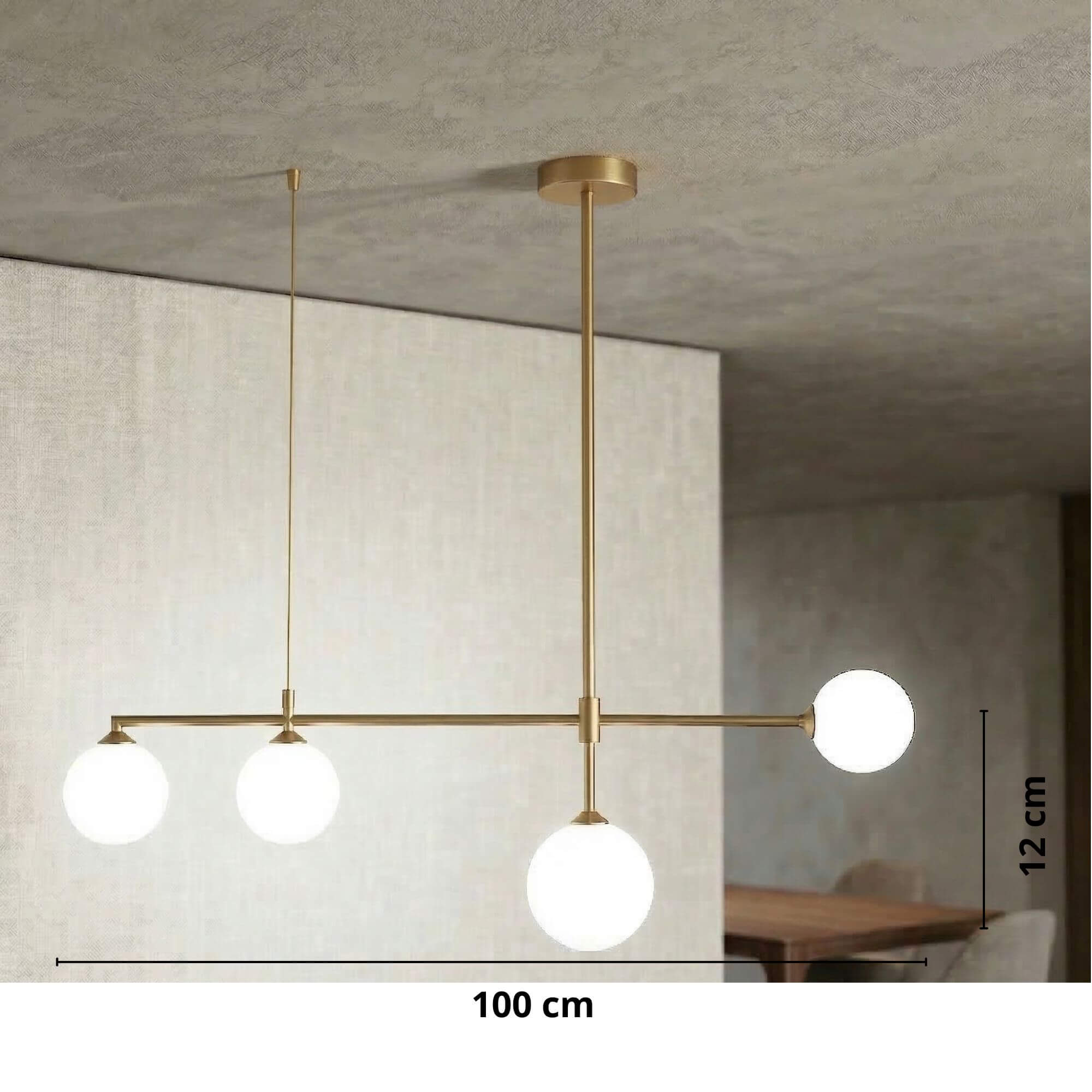 Lustre Constellation Or dimension 4 boules
