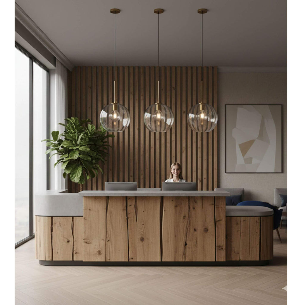 Lustre Suspendu Moderne Style Industriel accueil entreprise