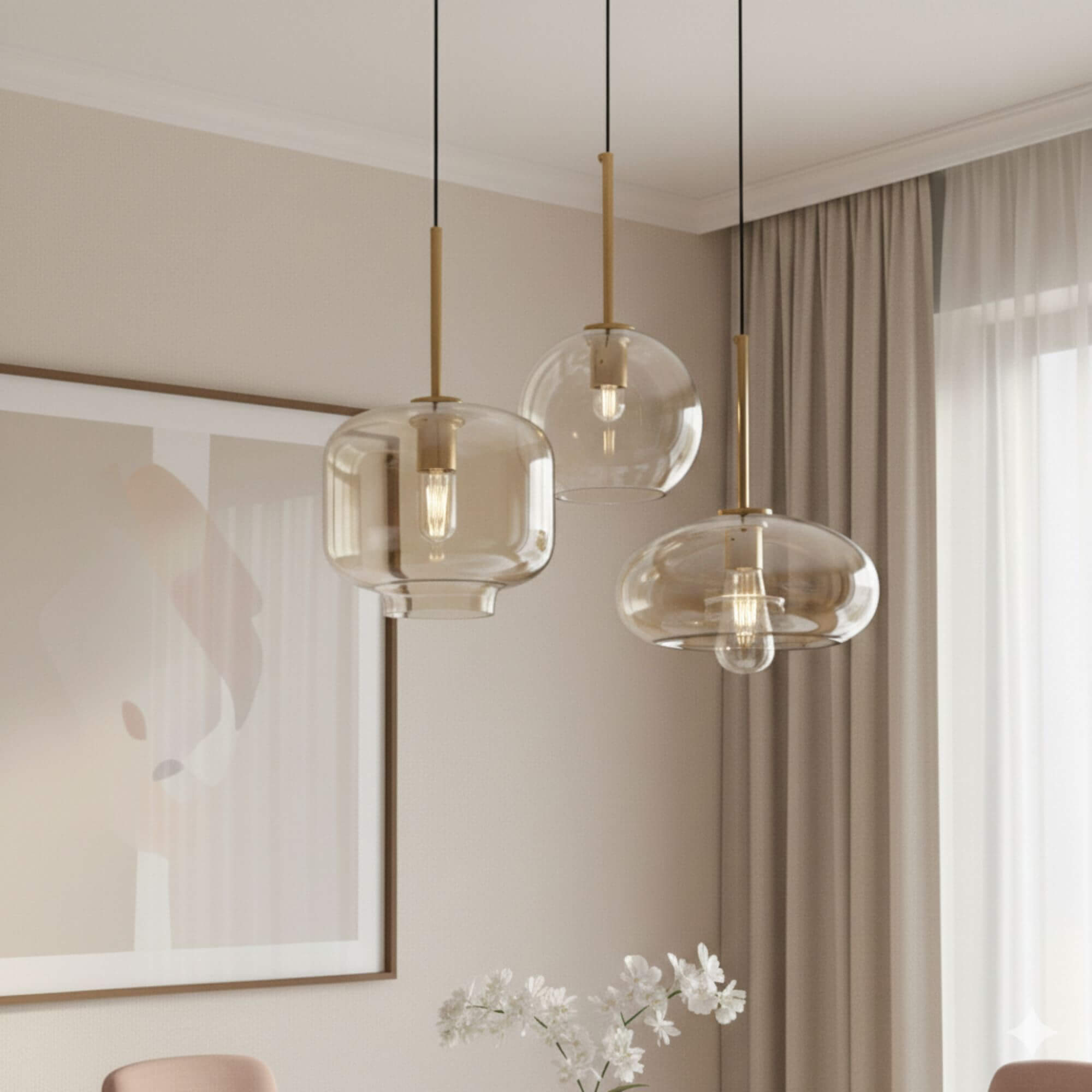 Lustre Suspendu Moderne Style Industriel zoom