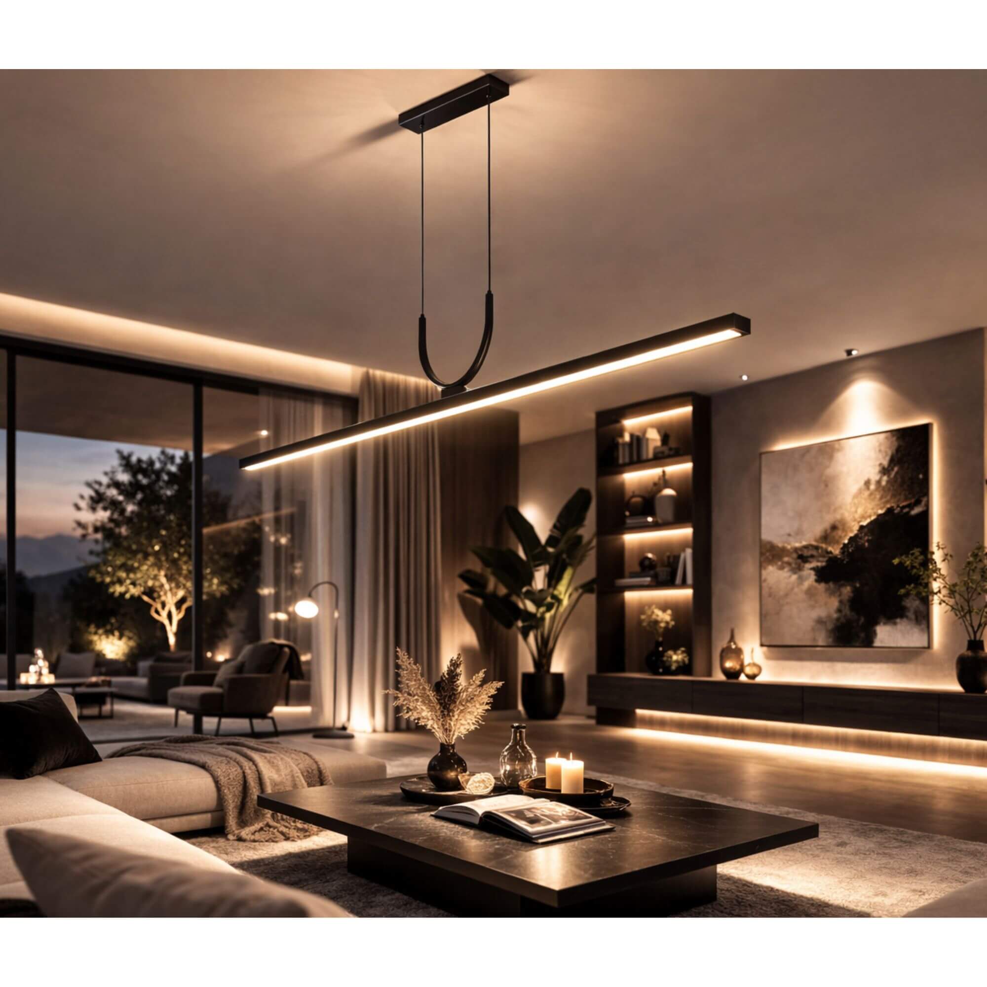 Lustre suspension luxe