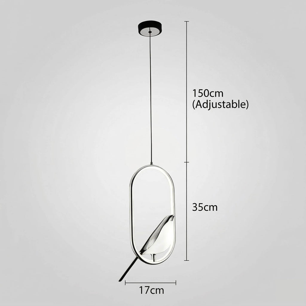 Suspension  Oiseau arent dimensions