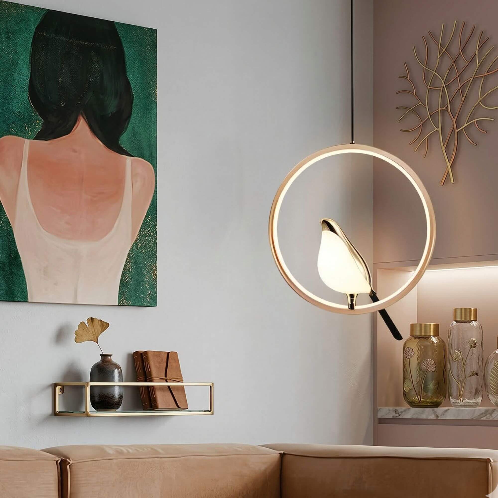 Suspension  Oiseau or