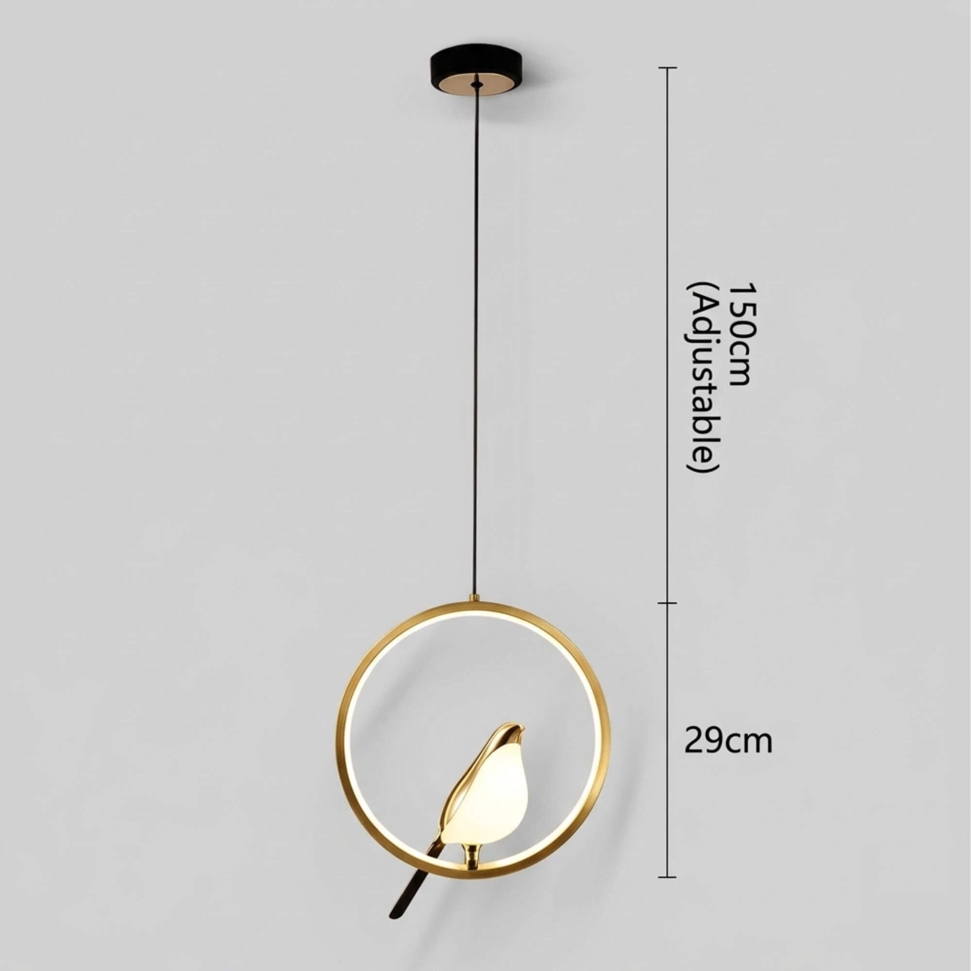 Suspension  Oiseau or dimensions