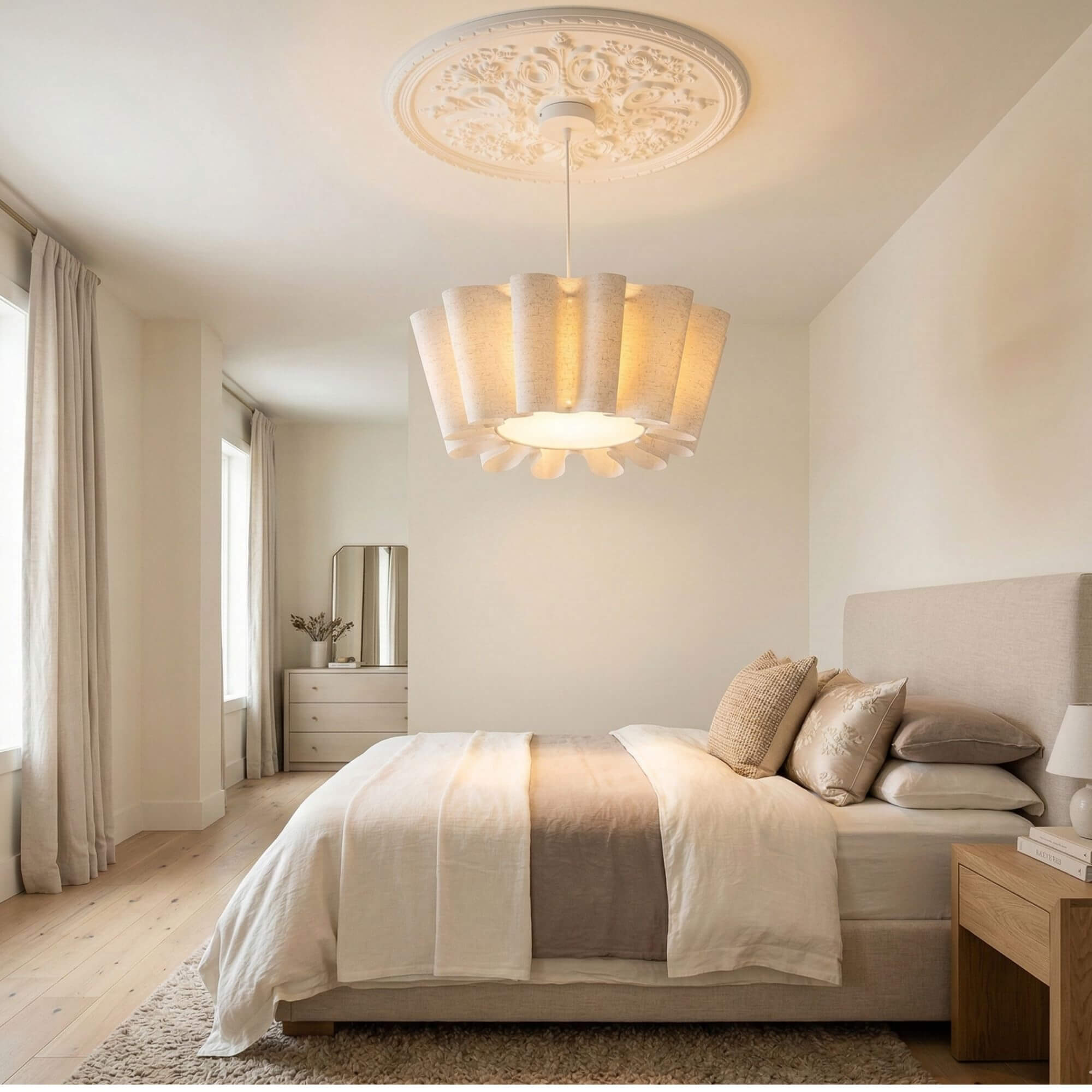 Suspension Plissé chambre