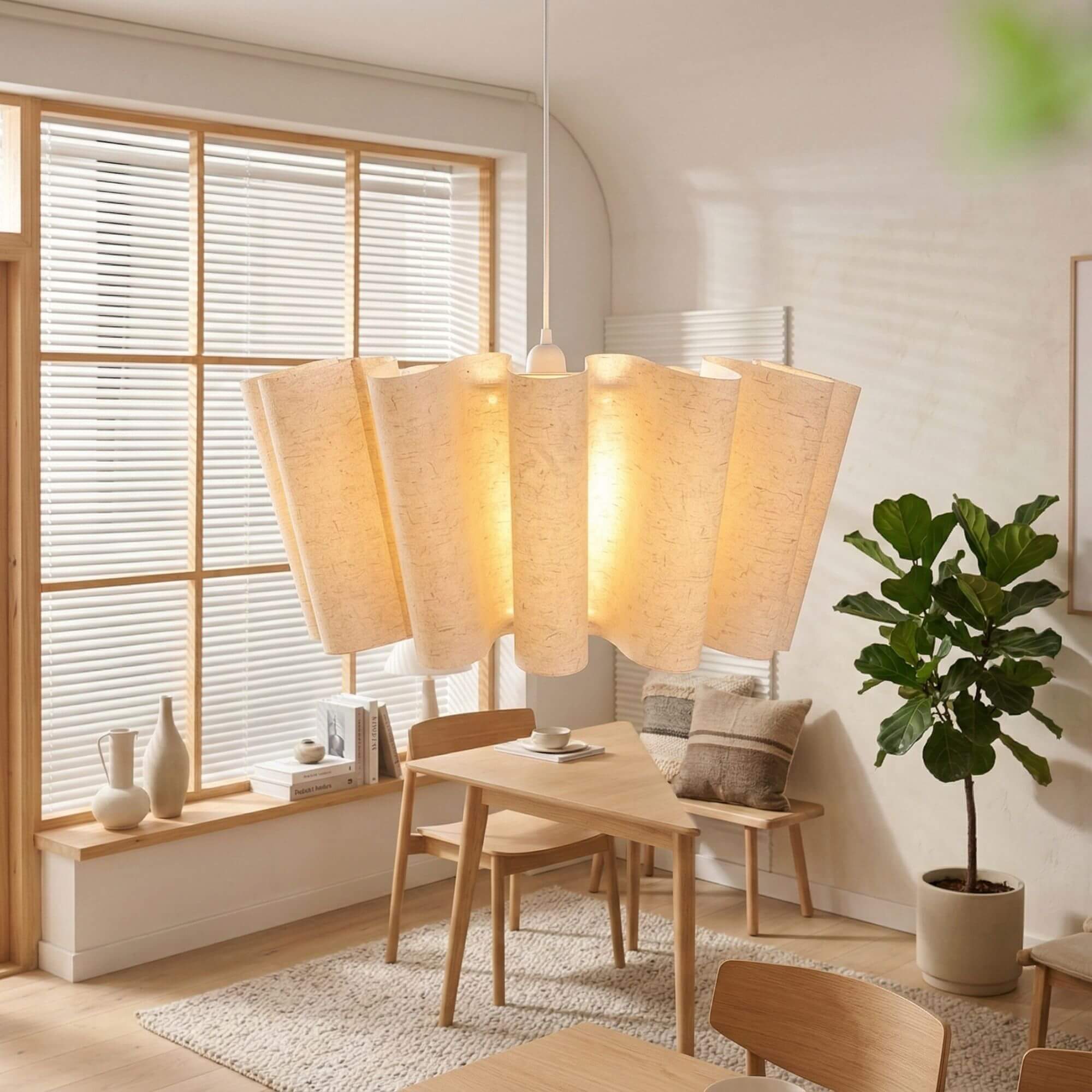 Suspension Plissé salle a manger