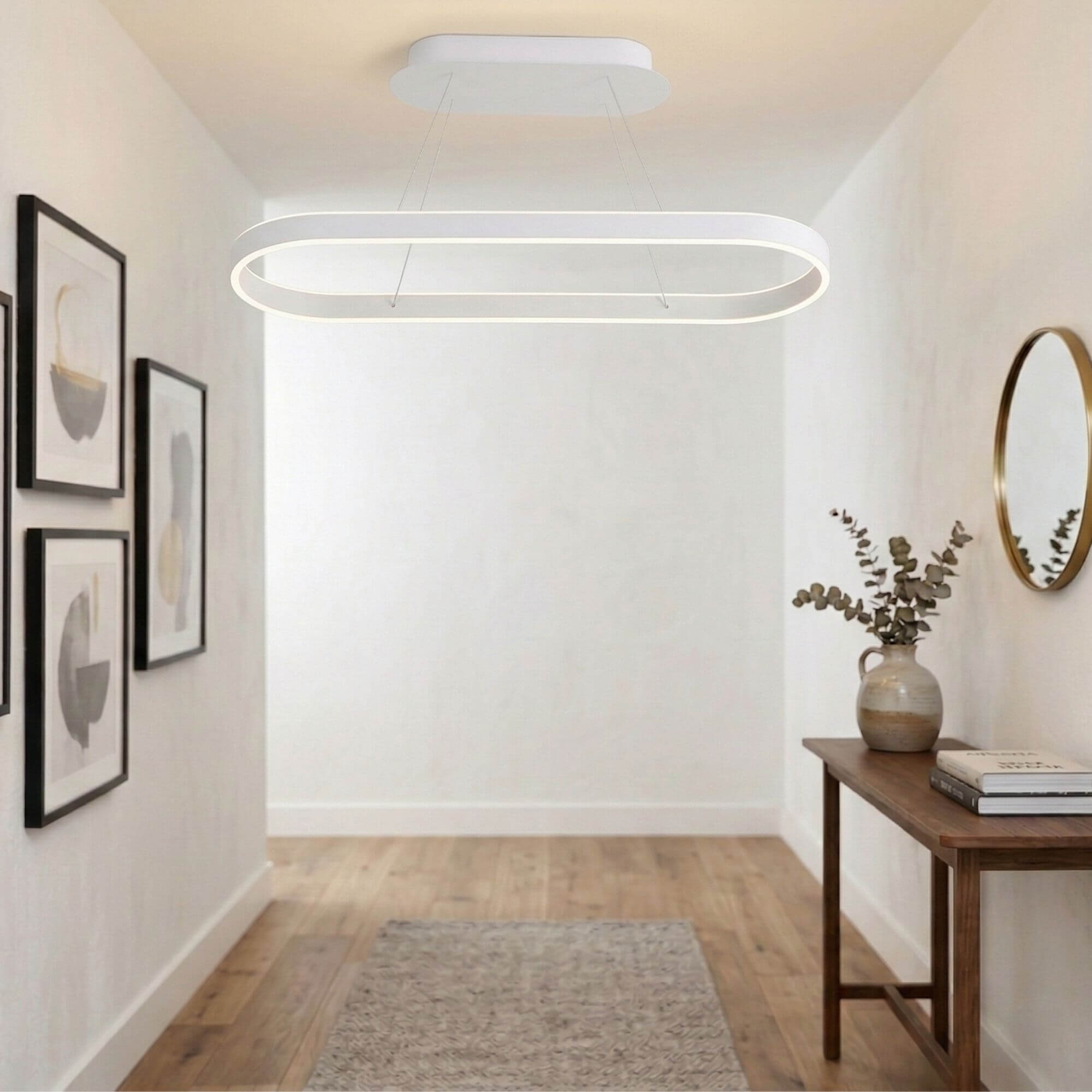 Suspension ovale couloir