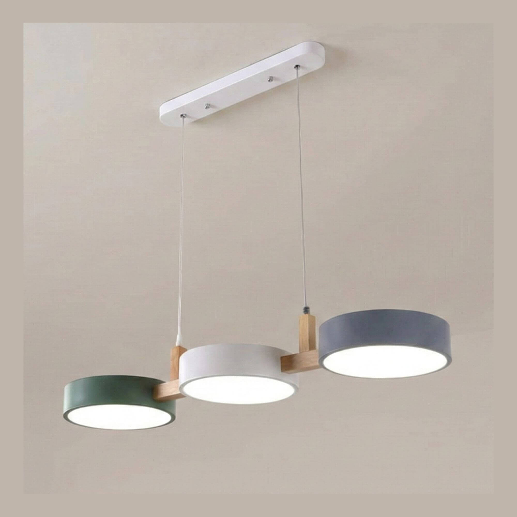 suspension LED scandinave zoom